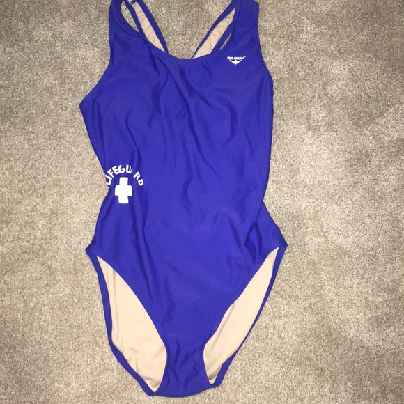 royal blue lifeguard swimsuits